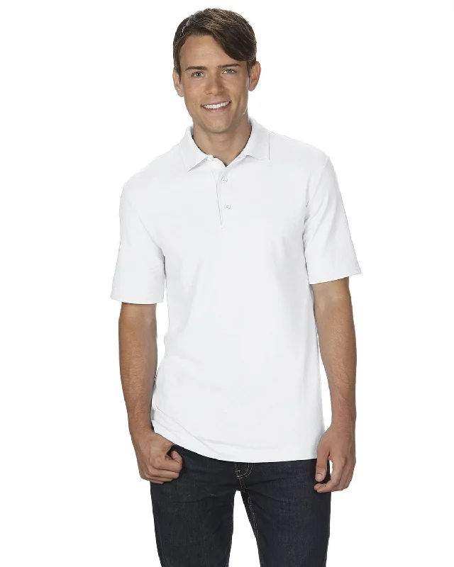 Gildan DryBlend Double Pique Sport Shirt | White