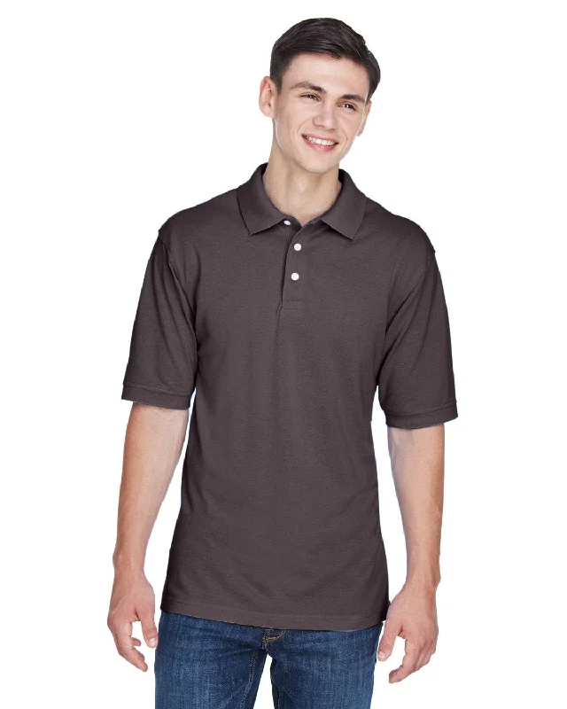 Harriton Easy Blend Polo Shirt | Espresso