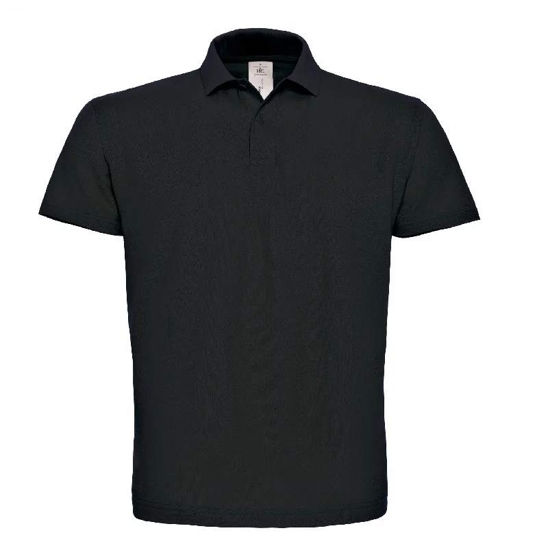 Shop the Weekend Away B&C Collection Id.001 Polo - Black