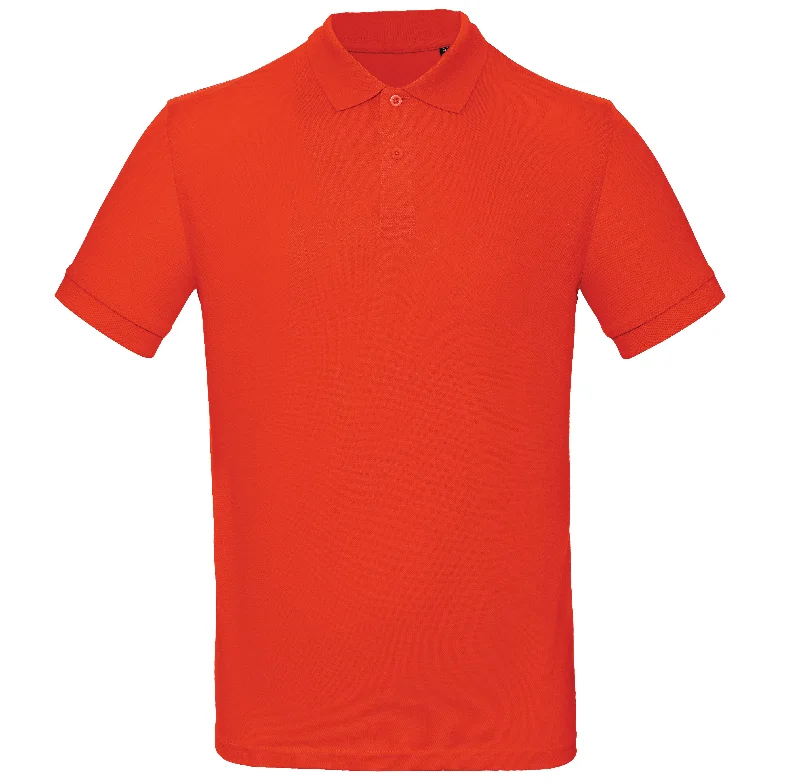 Weekend Discounts to Enjoy B&C Collection Inspire Polo Men - Fire Red