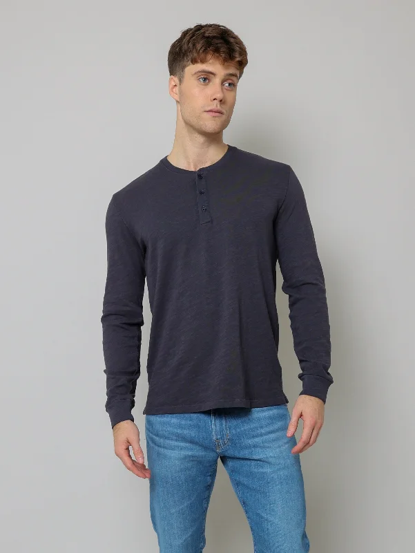 Amazing Deals Gabe Slub Henley - Ink