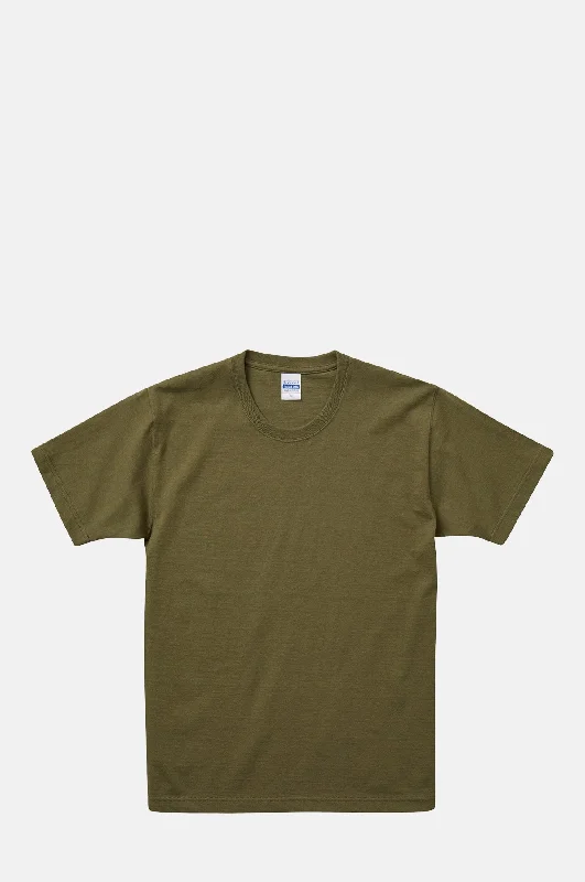 Weekend Discounts to Snag Super Heavy Weight 7.1OZ T-Shirt Light Olive