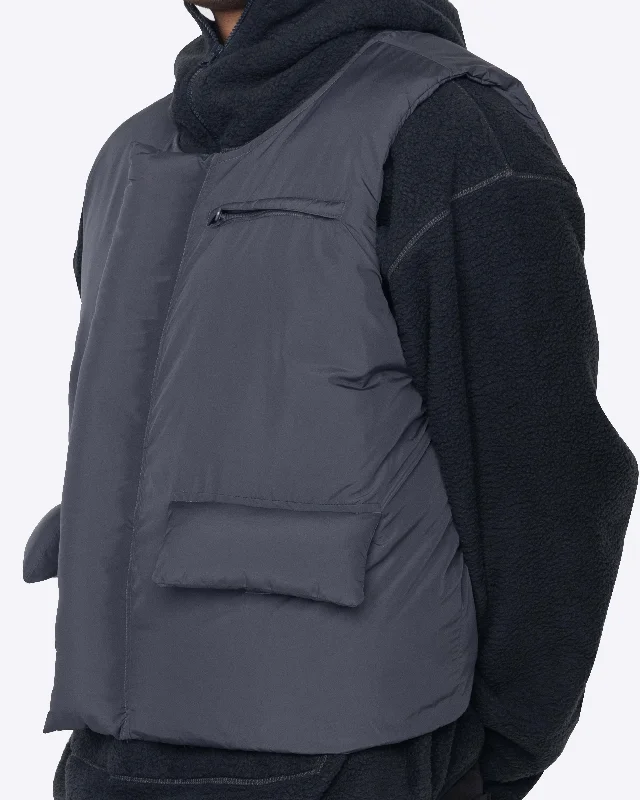 Weekend Deals That Thrill EPTM BUBBLE VEST-GREY