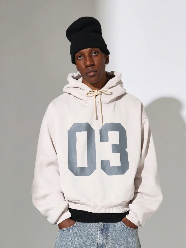 Buy Now Crop Fit Overhead Hoodie With Graphic Print