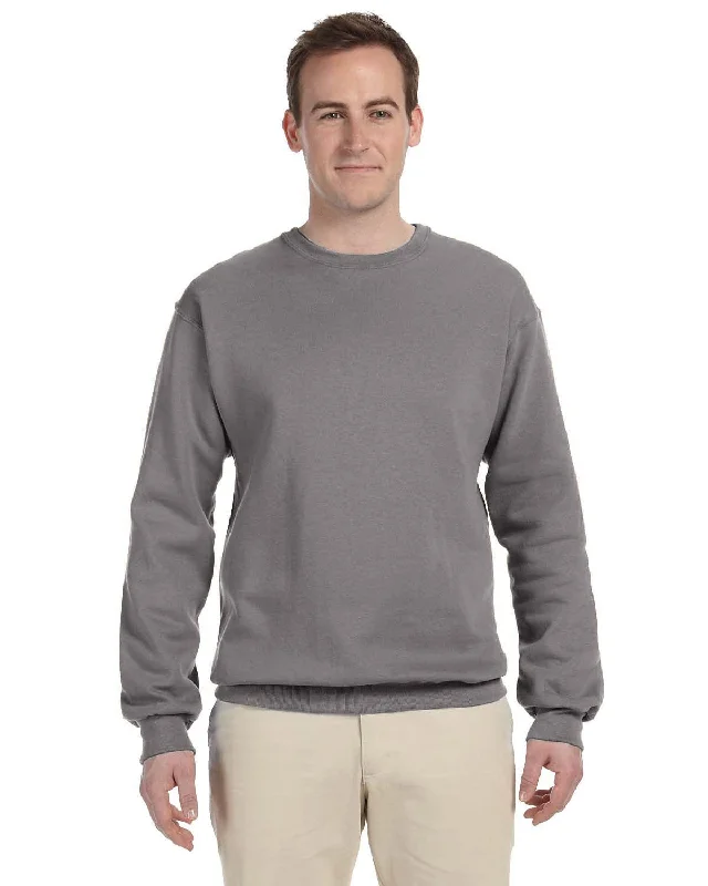 The Best Deal Jerzees 50/50 Crewneck Sweatshirt | Rock
