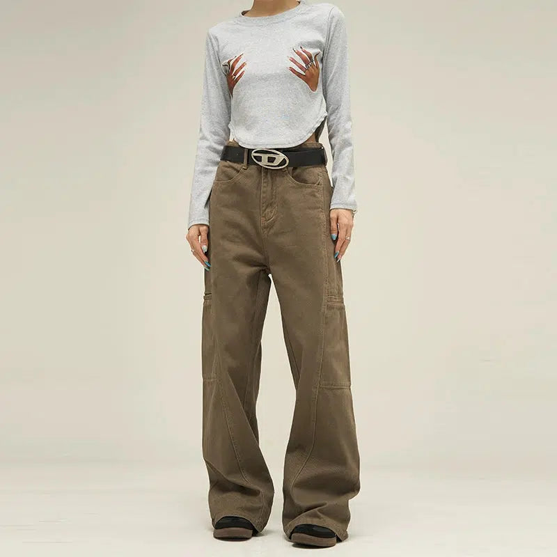 Price Rollback Classic Seam Detail Cargo Pants