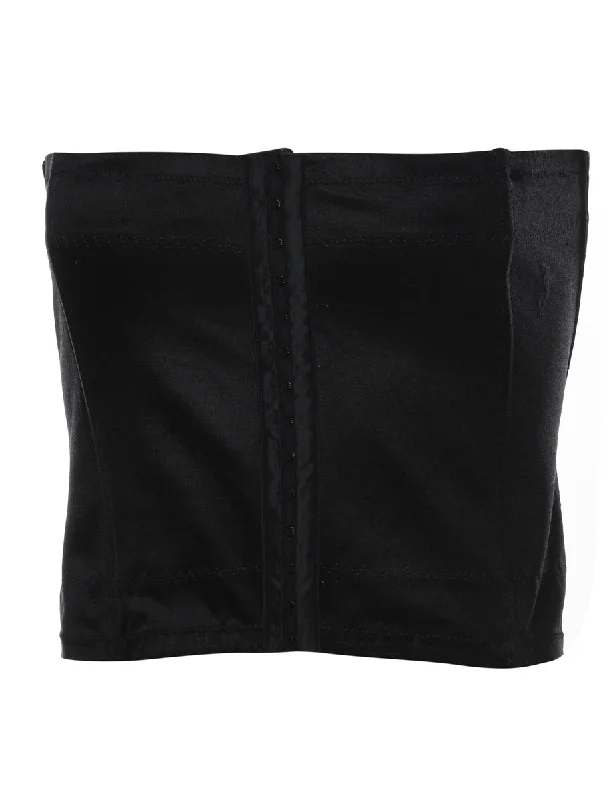 Weekend Discounts to Enjoy Black Classic Corset - L