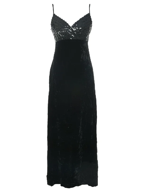 Price Reduction Black Evening Dress - S