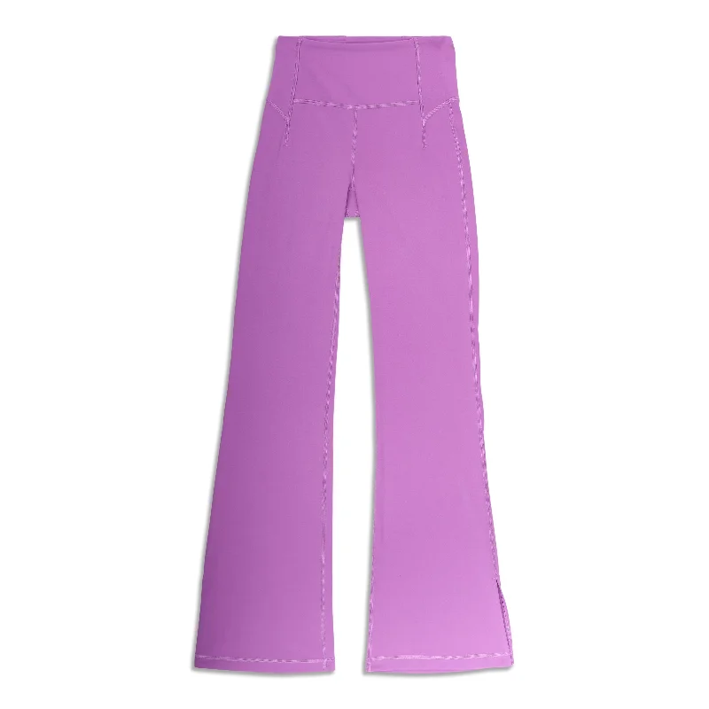 Super Bargain Groove High-Rise Split-Hem Flared Pant - Resale