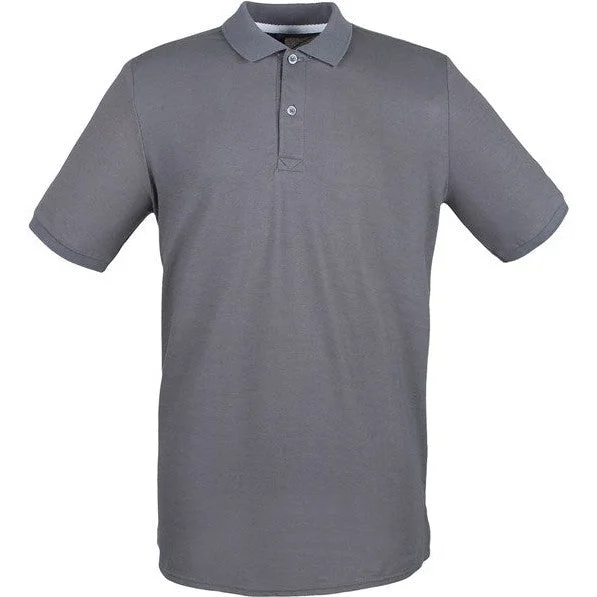 Savings Event Henbury Micro-Fine Piqué Polo Shirt - Steel Grey