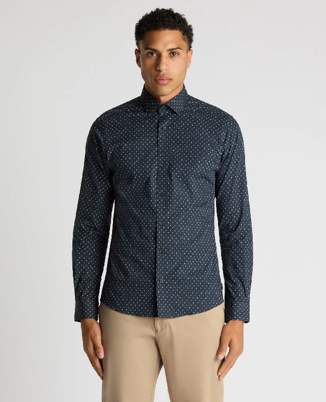 Deal of the Week Slim Fit Printed Cotton-Stretch Shirt