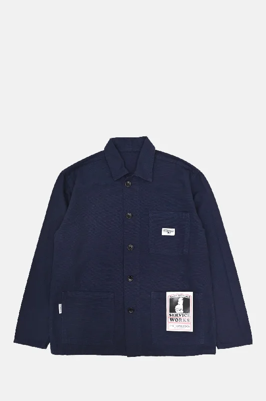 Super Deal Hambledon Canvas Coverall Jacket Dark Navy