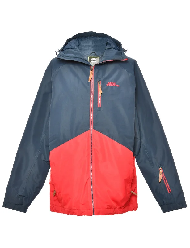 Blue & Red Two-Tone No Fear Mountaineering Jacket - L