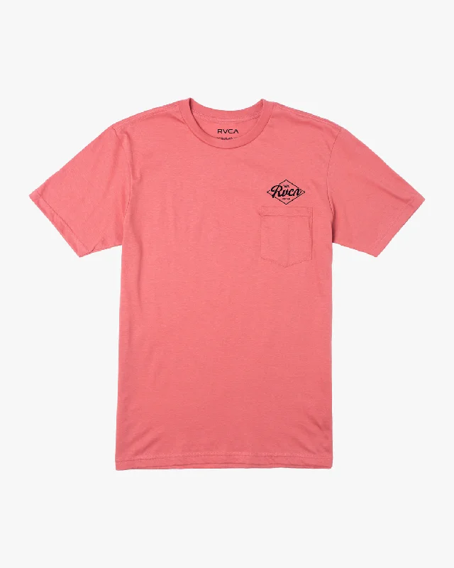Extra Savings RVCA Plate Tee - Dusty Pink