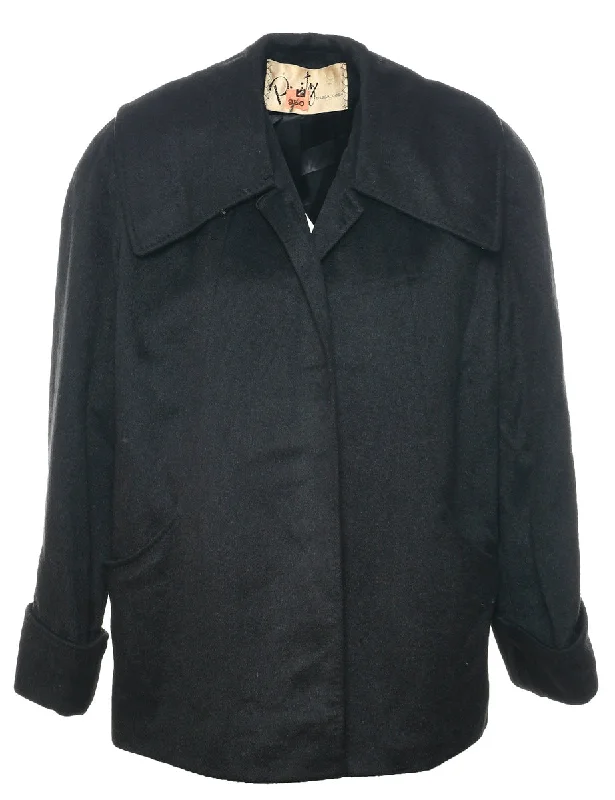 Unbeatable Prices Black Faux Fur Coat - L
