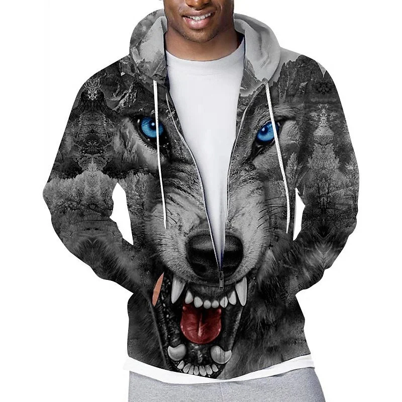 Special Price 3D PRINT HOODIES WITH ANIMAL PRINT