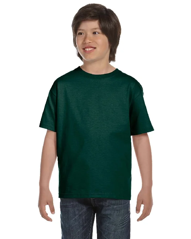 Deep Savings Gildan Youth DryBlend 50/50 T-Shirt | Forest Green