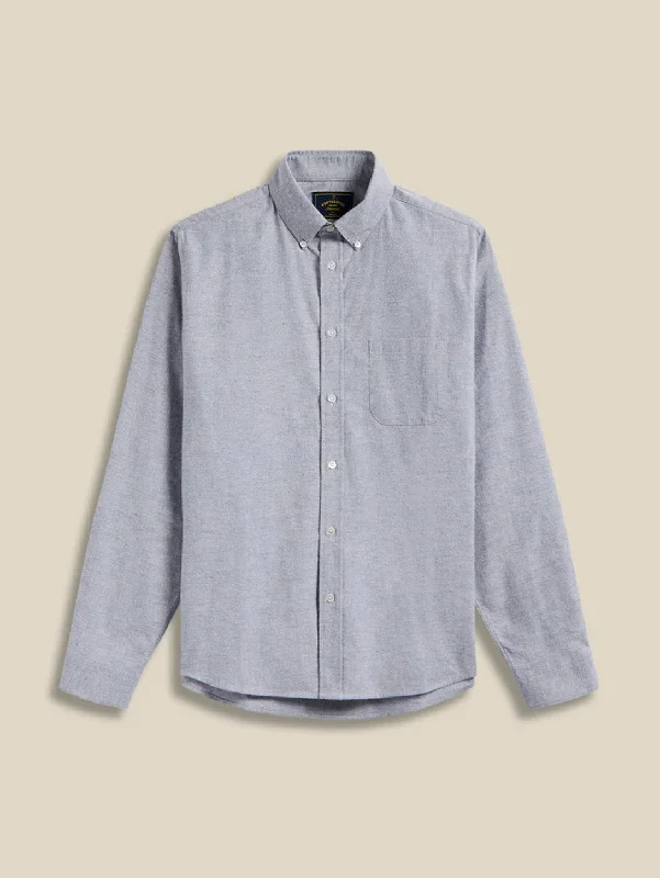Price Drop Alert Brushed Oxford Shirt - Blue