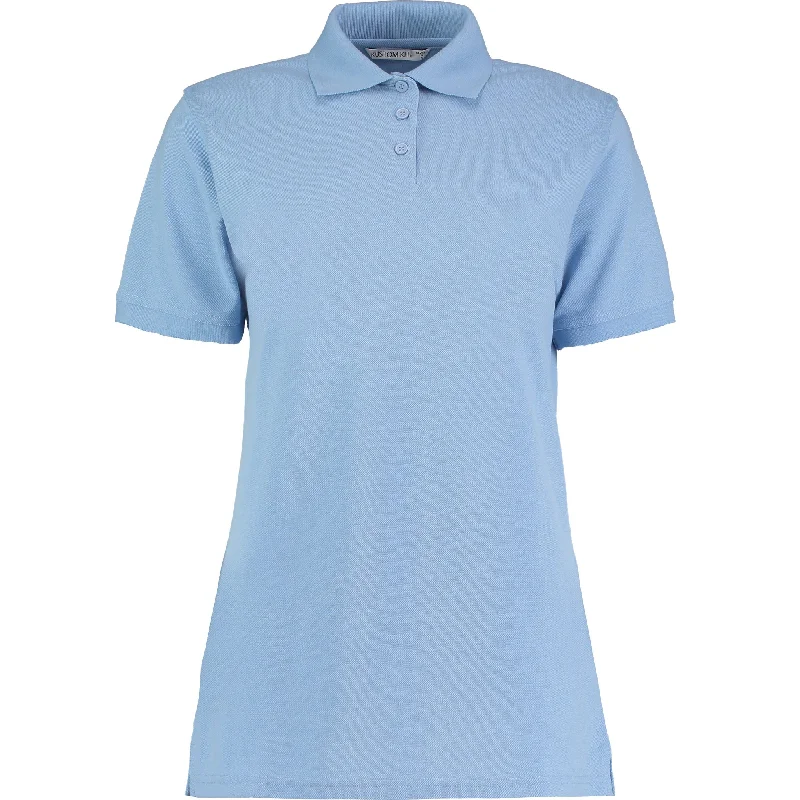 Today’s Deal Kustom Kit Klassic Polo Women's With Superwash® 60°C (Classic Fit) - Light Blue