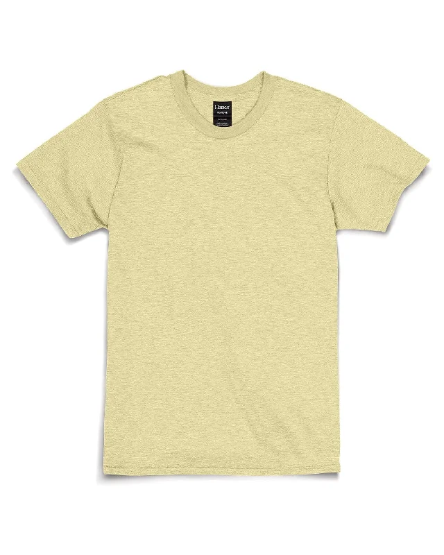 Hanes Combed Cotton T-Shirt | Lemon Mrngue Hth