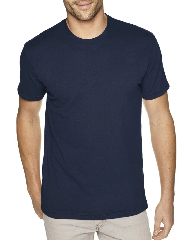 Next Level Mens Sueded T-Shirt | Midnight Navy