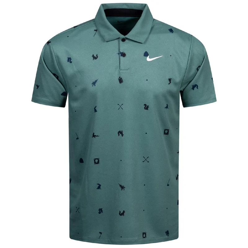 Midnight Sale Dri-FIT Tour Icon Print Polo Bicoastal/White - AW24