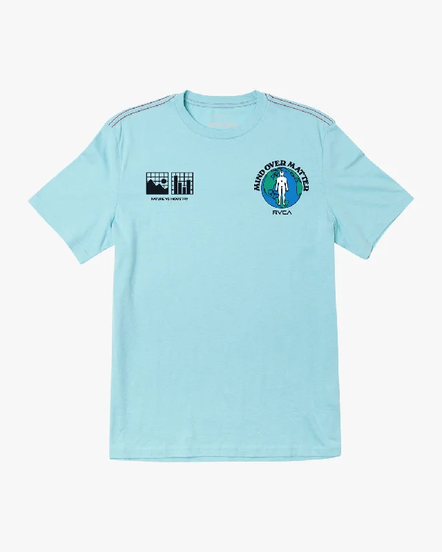 Over Matter Tee - Aqua Haze