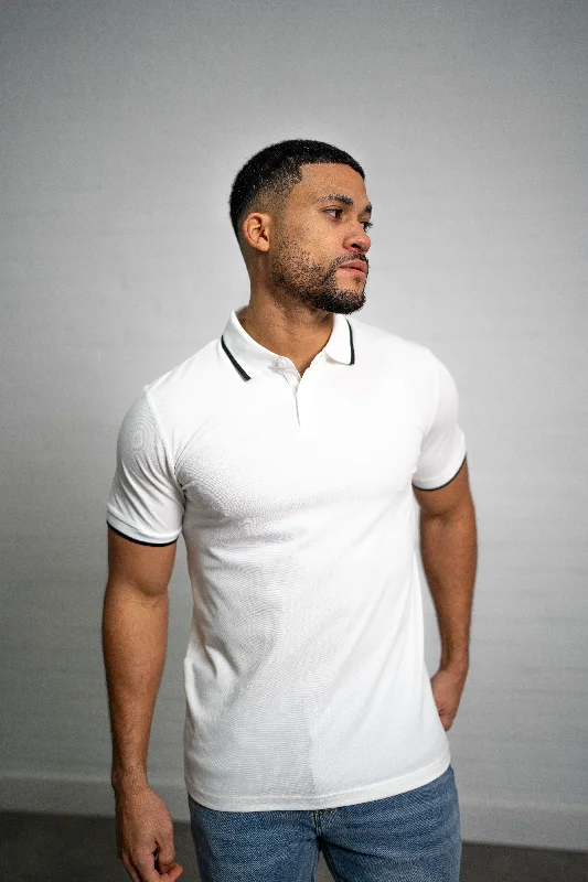 Price Cut Capo SIMPLE Polo Shirt - White