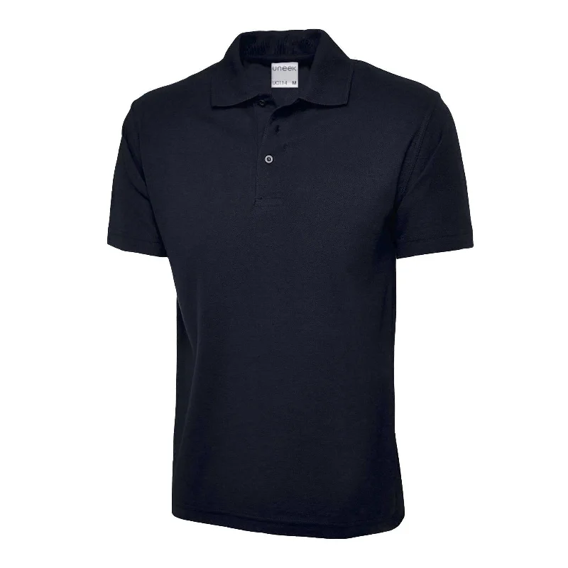 Last Chance Uneek Men's Ultra Cotton Poloshirt Navy