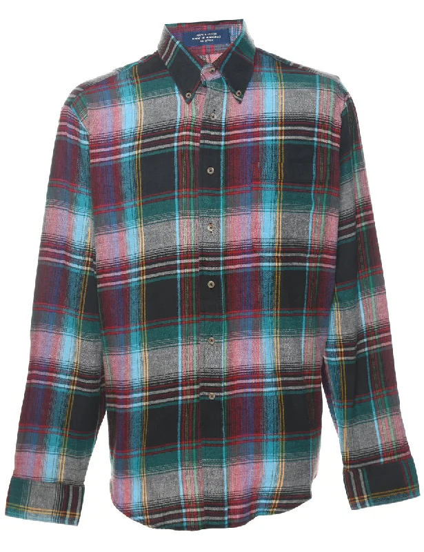 Savings Soar This Weekend Back Packer Checked Shirt - L