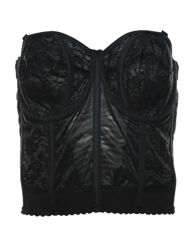 Final Markdown Black Lace Corset - XS