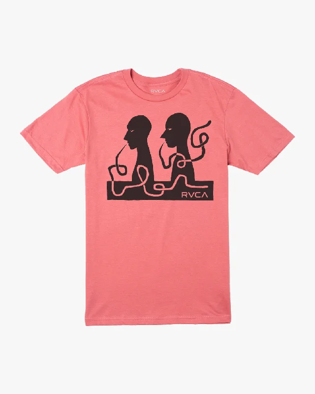 Silhouettes Tee - Dusty Pink