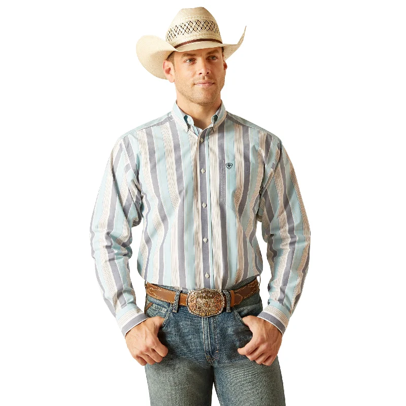 Closeout Ariat Pro Series Elliot Blue Classic Fit Shirt