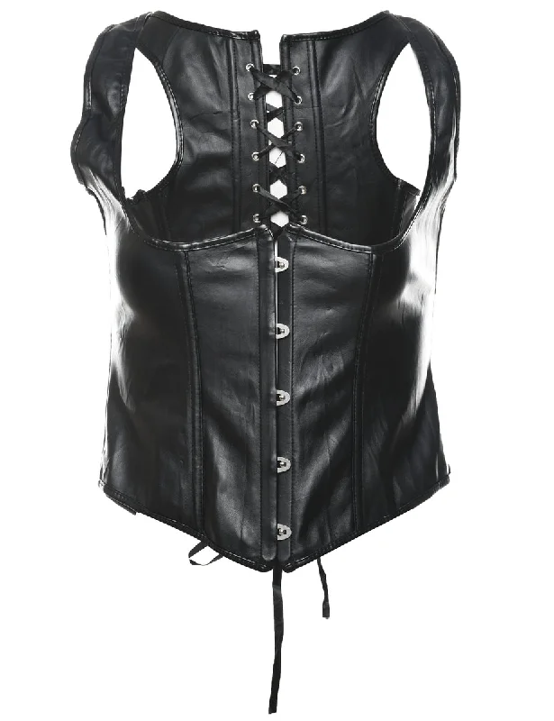 Super Bargain Black Corset - L