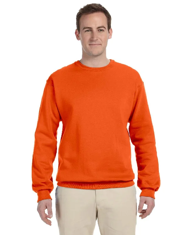 Stock Clearance Jerzees 50/50 Crewneck Sweatshirt | Safety Orange