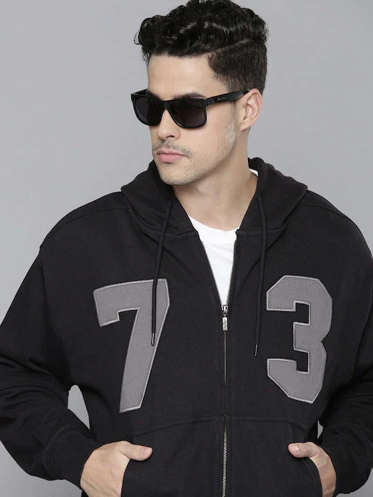 Great Deals Men's Printed Hooded Sweatshirt