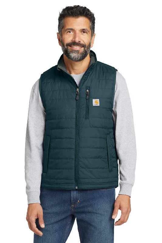Weekend Price Cuts Galore Carhartt Mens Gilliam Full Zip Vest - Navy Blue