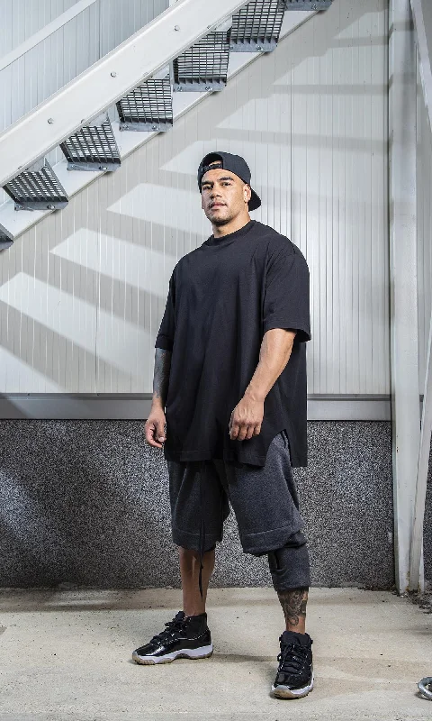 Price Break Oversized Split-Hem T-Shirt