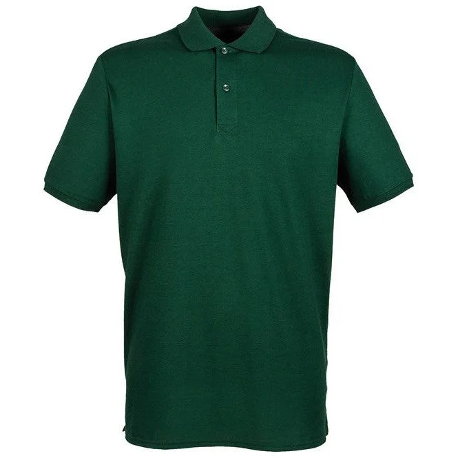 Bonus Savings Henbury Micro-Fine Piqué Polo Shirt - Bottle*