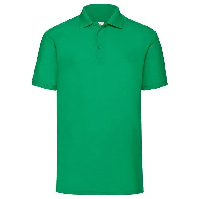 Massive Savings Fruit Of The Loom 65/35 Polo - Kelly Green