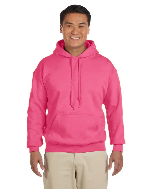 Gildan Lightweight 50/50 Hoodie Sweatshirt | Safety Pink