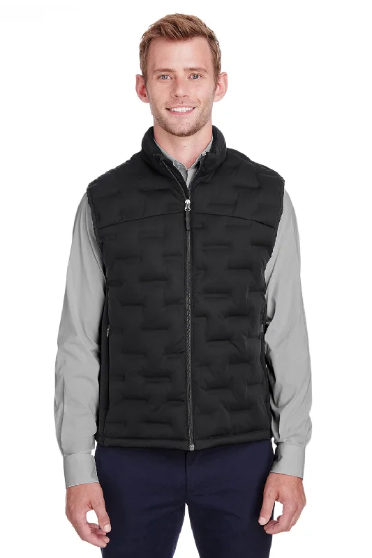 Hot Buy North End Mens Pioneer Hybrid Waterproof Full Zip Vest - Black/Carbon Grey