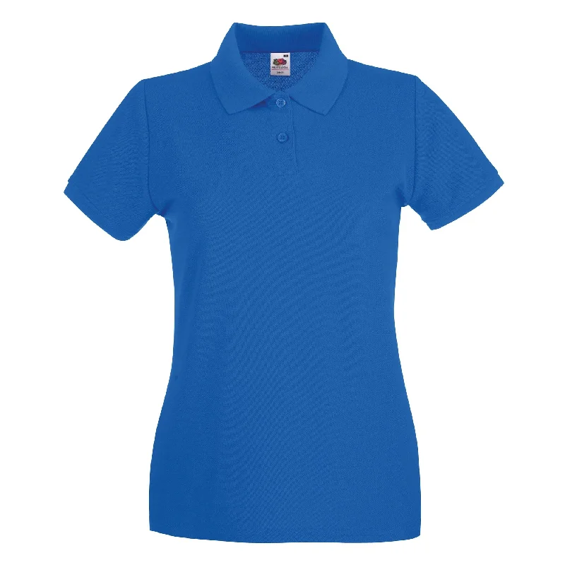 Limited Time Fruit Of The Loom Women's Premium Polo - Royal Blue