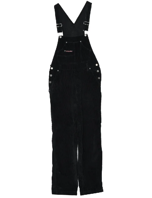 Reduced Prices Black Corduroy Dungarees - W36 L29