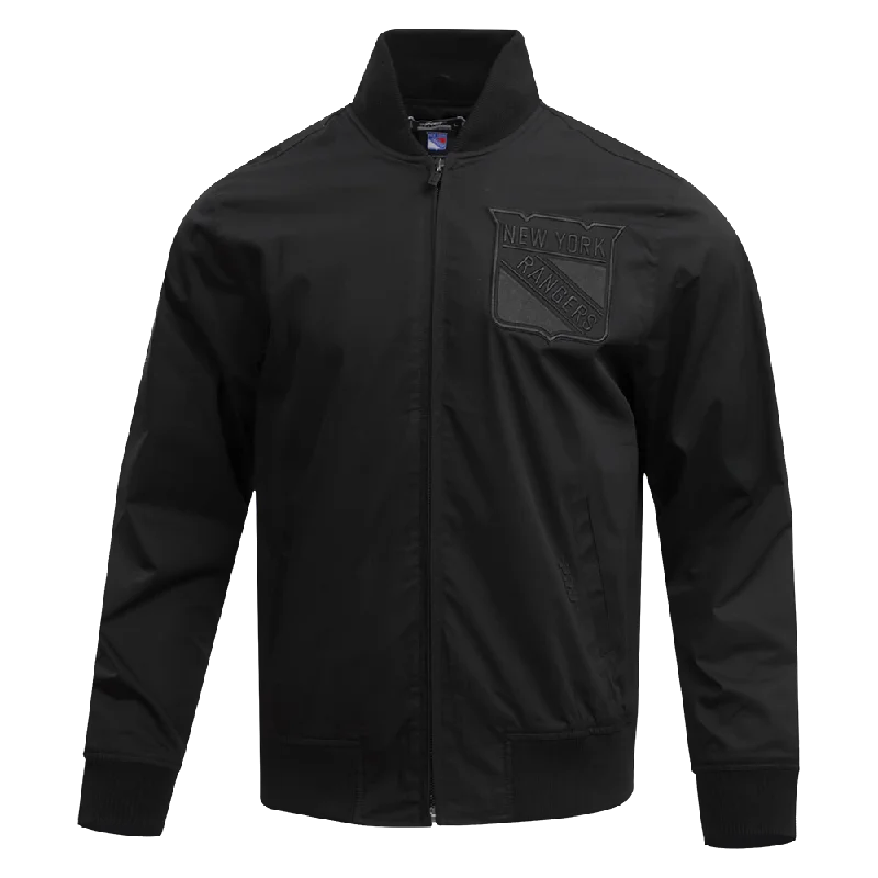 Closeout Deal NHL NEW YORK RANGERS NEUTRAL TWILL JACKET (BLACK)