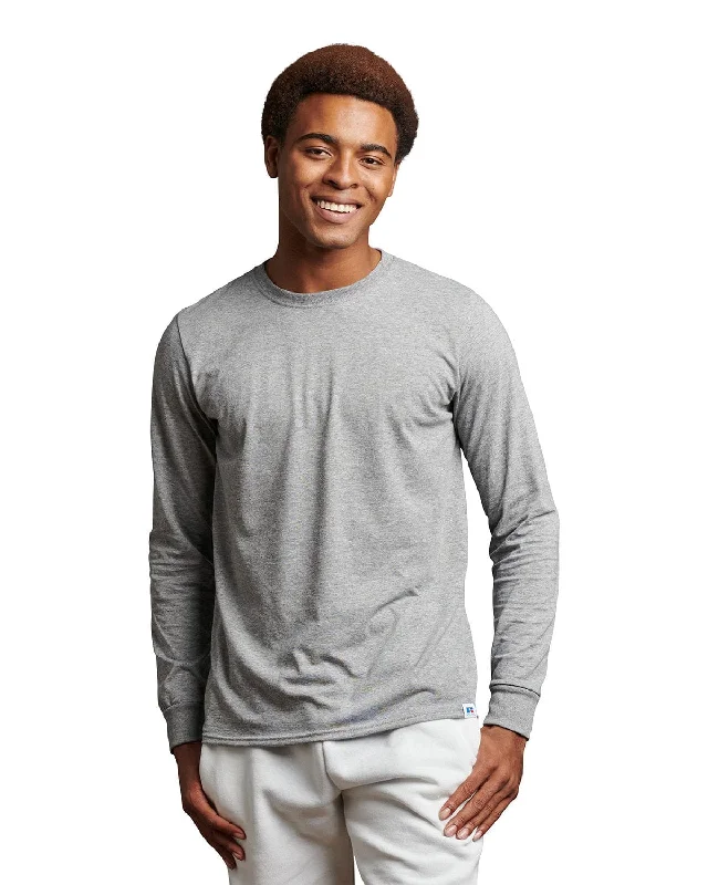 Weekend Price Cuts Galore Russell Athletic Unisex Essential Performance Long-Sleeve T-Shirt | Oxford