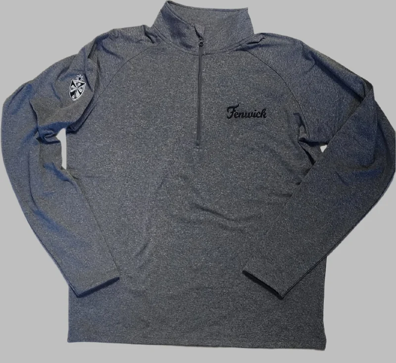 Men's Sport 1/4 zip-Charcoal