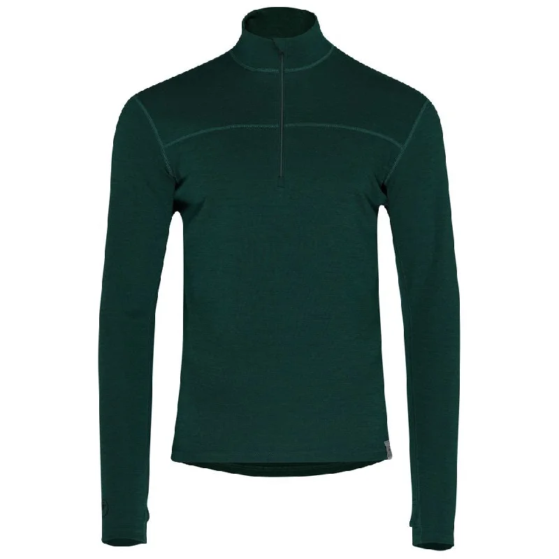 Mens IsoSoft 240 Zip Neck (Emerald)