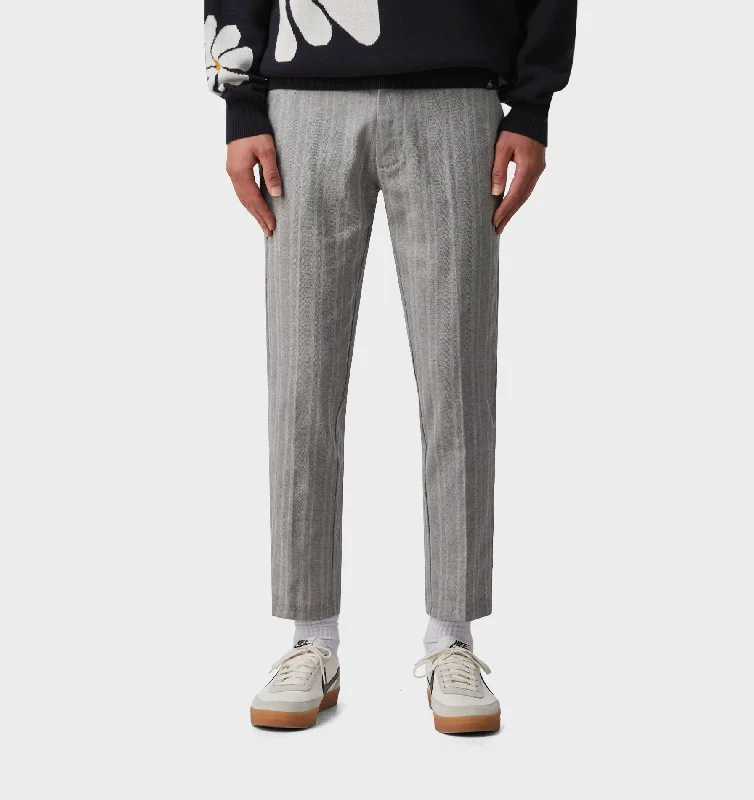 Big Savings Herringbone Linen Slim Kobe Pant - Regular - Grey