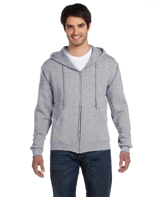 Fruit of the Loom Supercotton Full-Zip Hoodie | Athletic Heather